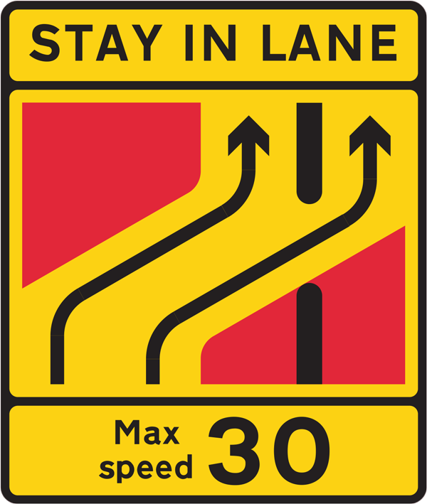 Contraflow systems on motorways